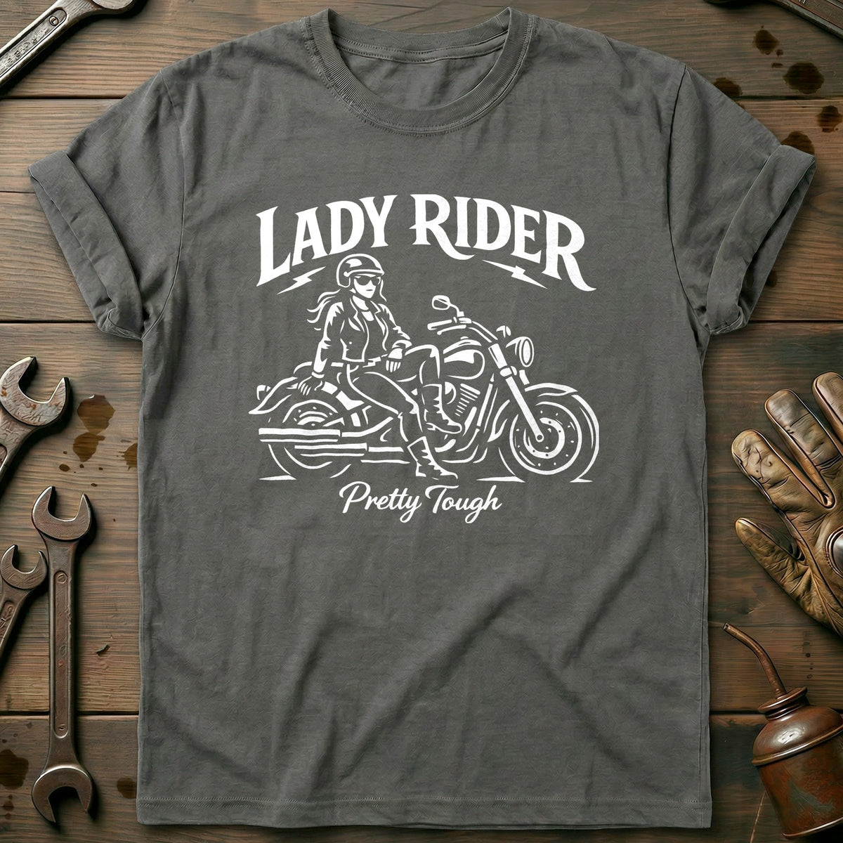 Charcoal - LADY RIDER 026 T Shirt