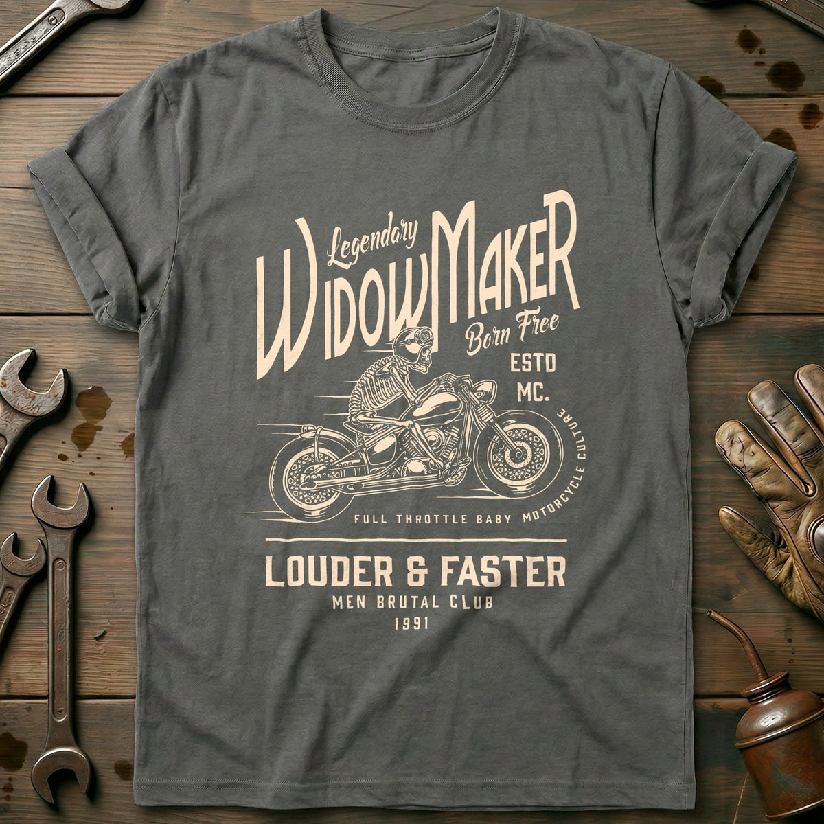 Charcoal - Legendary Widow T-Shirt