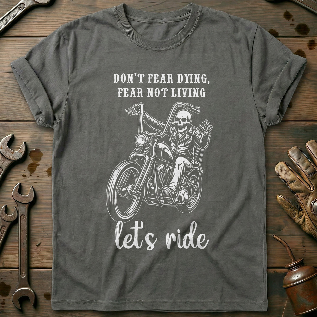 Charcoal - Lets Ride 33 T Shirt