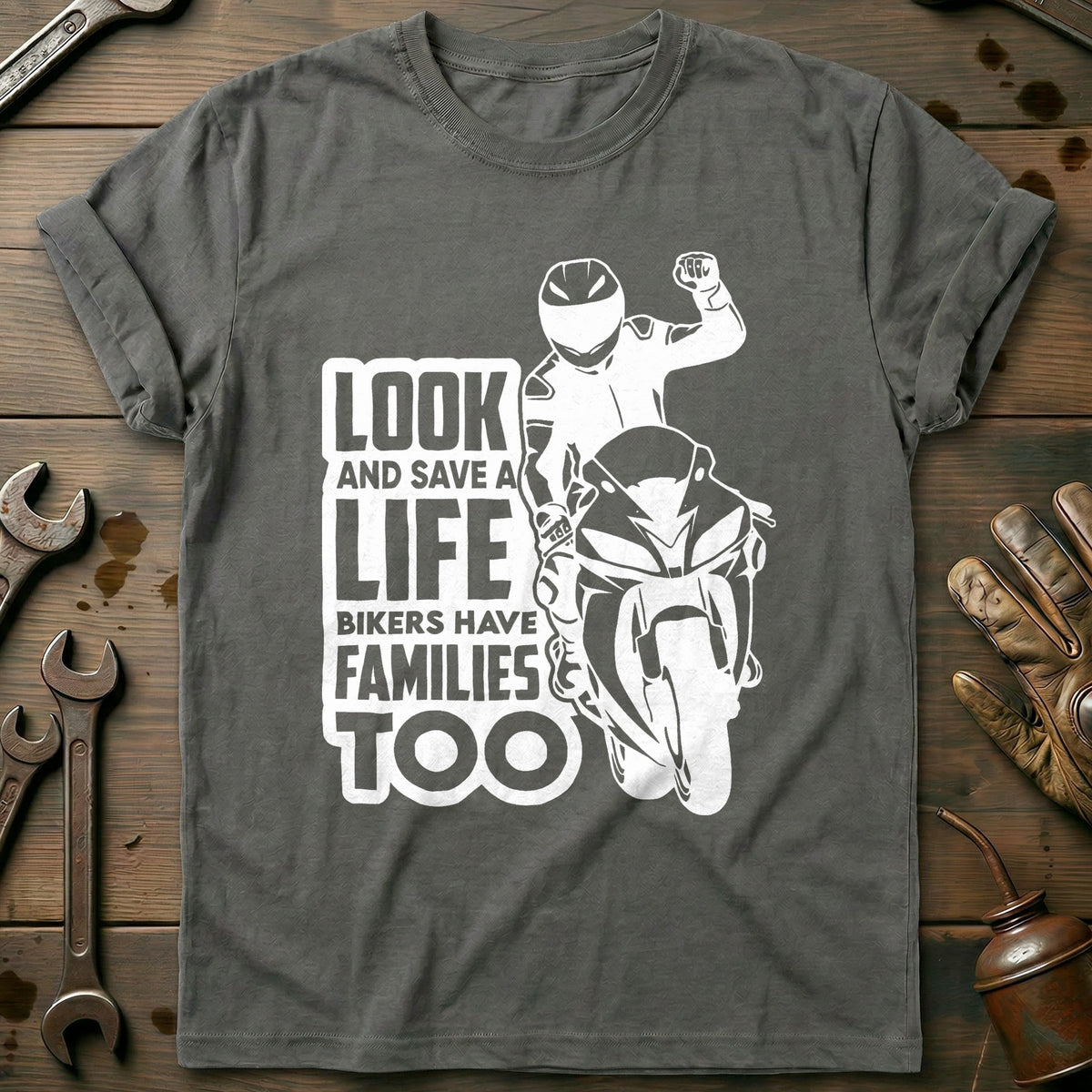 Charcoal - Look And Save A Life 54 T Shirt