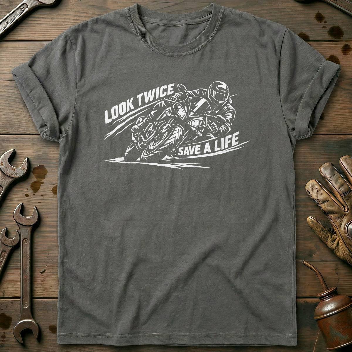 Charcoal - Look Twice 3 T Shirt