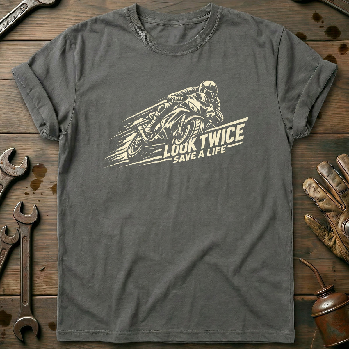 Charcoal - Look Twice 9 T Shirt