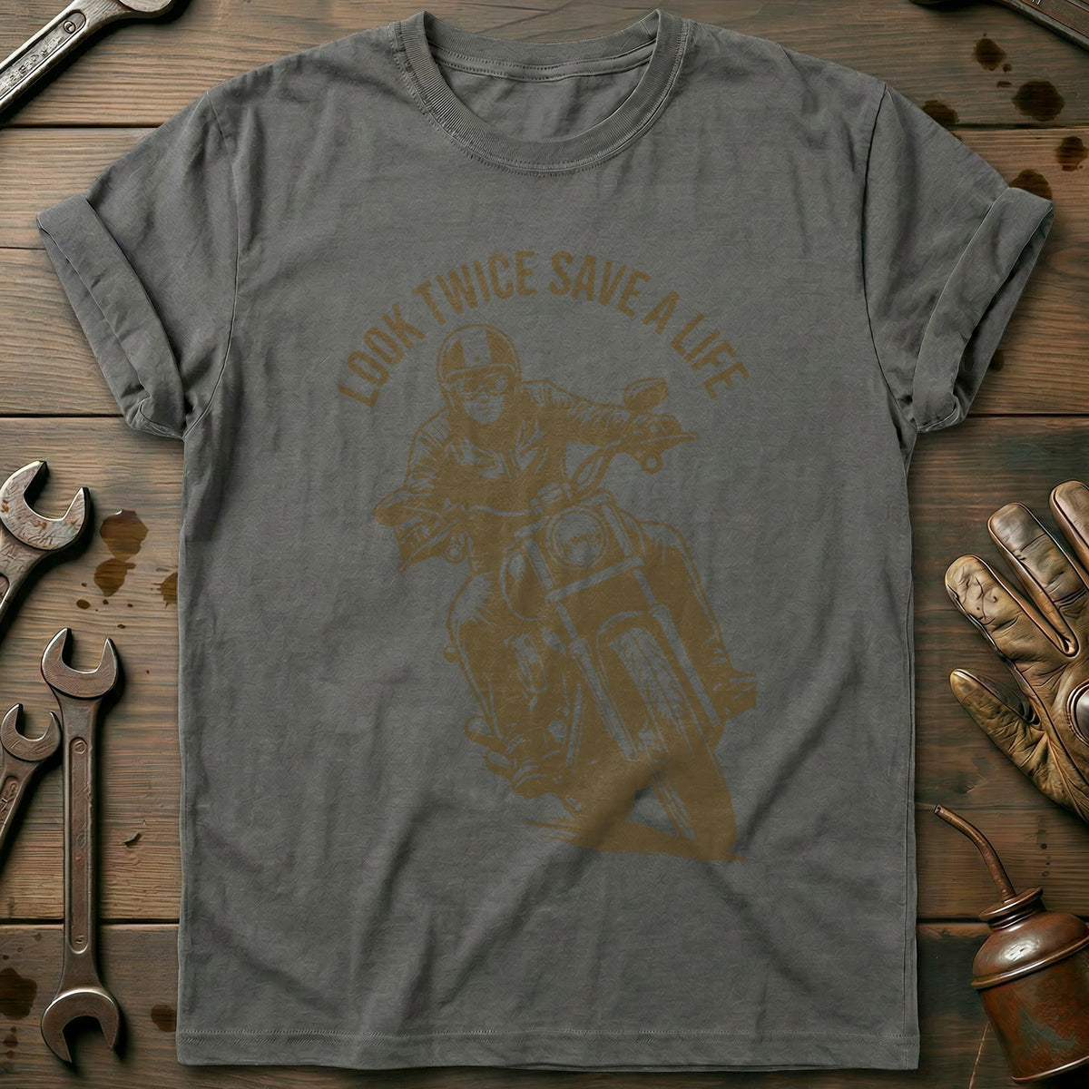 Charcoal - Look Twice Save A Life 99 T Shirt