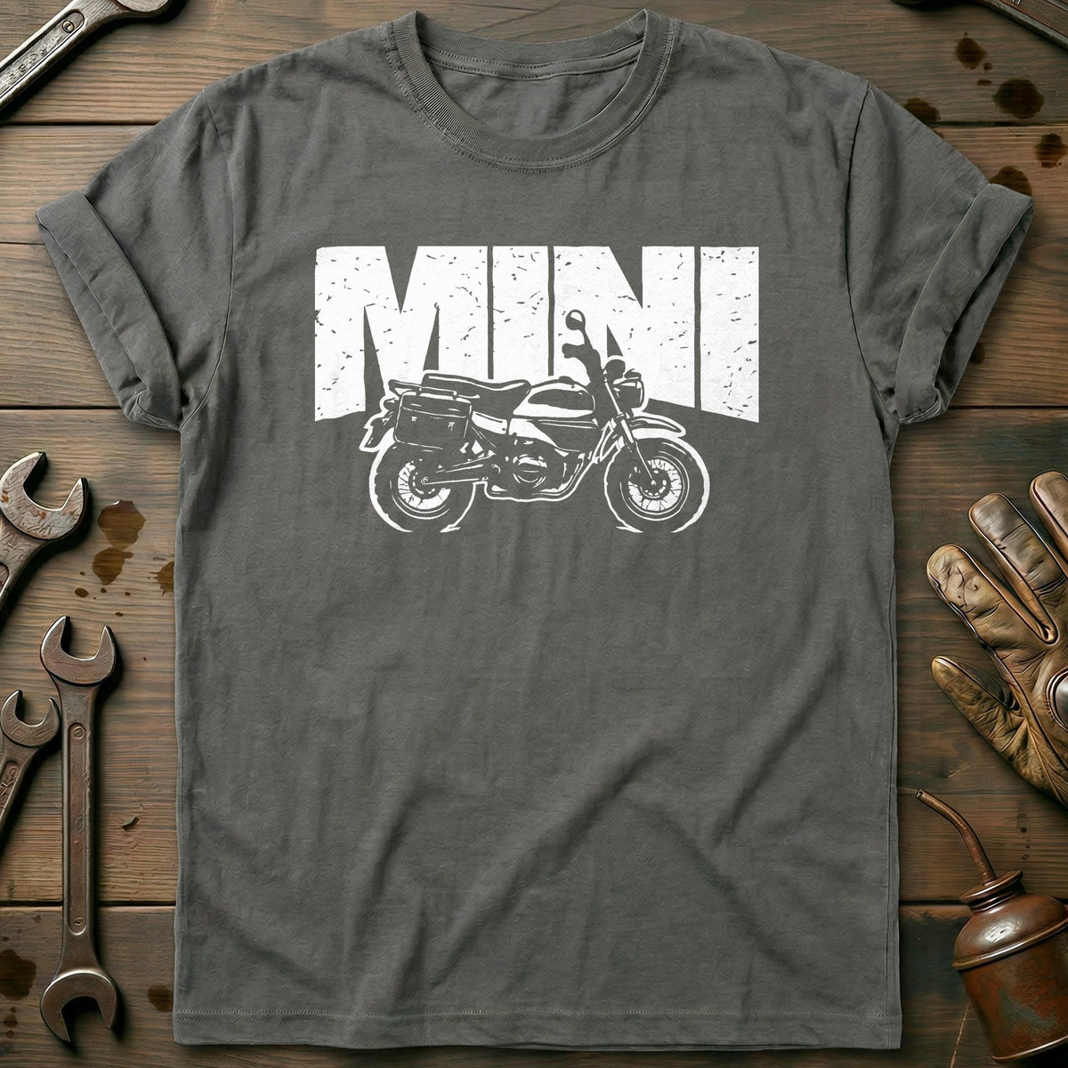 Charcoal - MINI MOTORCYCLE 026 T Shirt