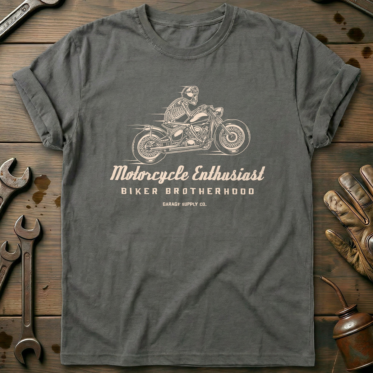 Charcoal - Motor Enthusiast T-Shirt