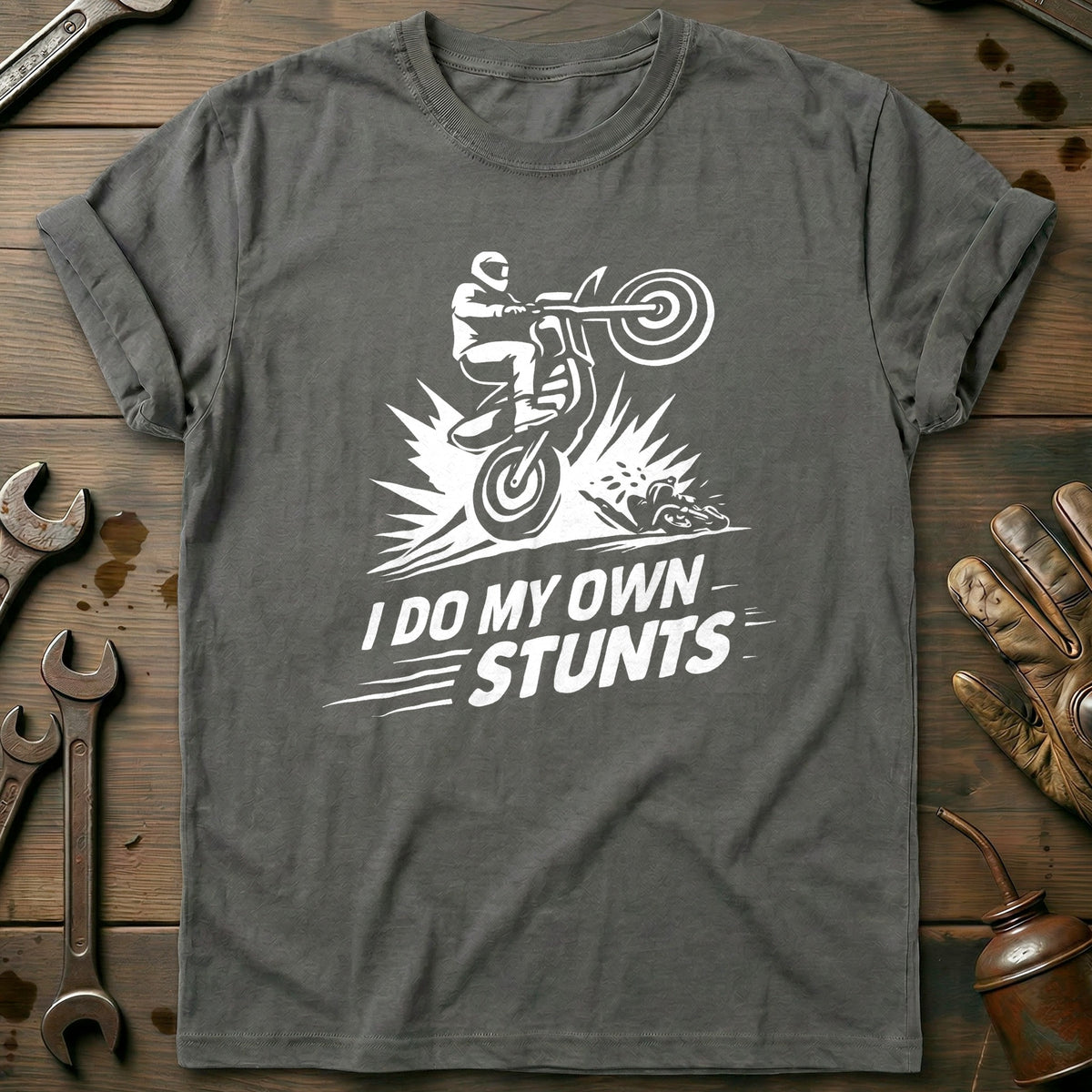 Charcoal - MY OWN STUNTS 026 T Shirt
