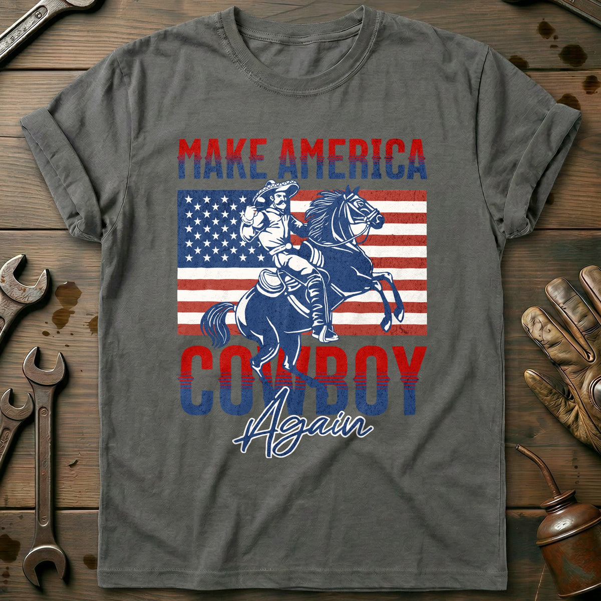 Charcoal - Make America T-Shirt