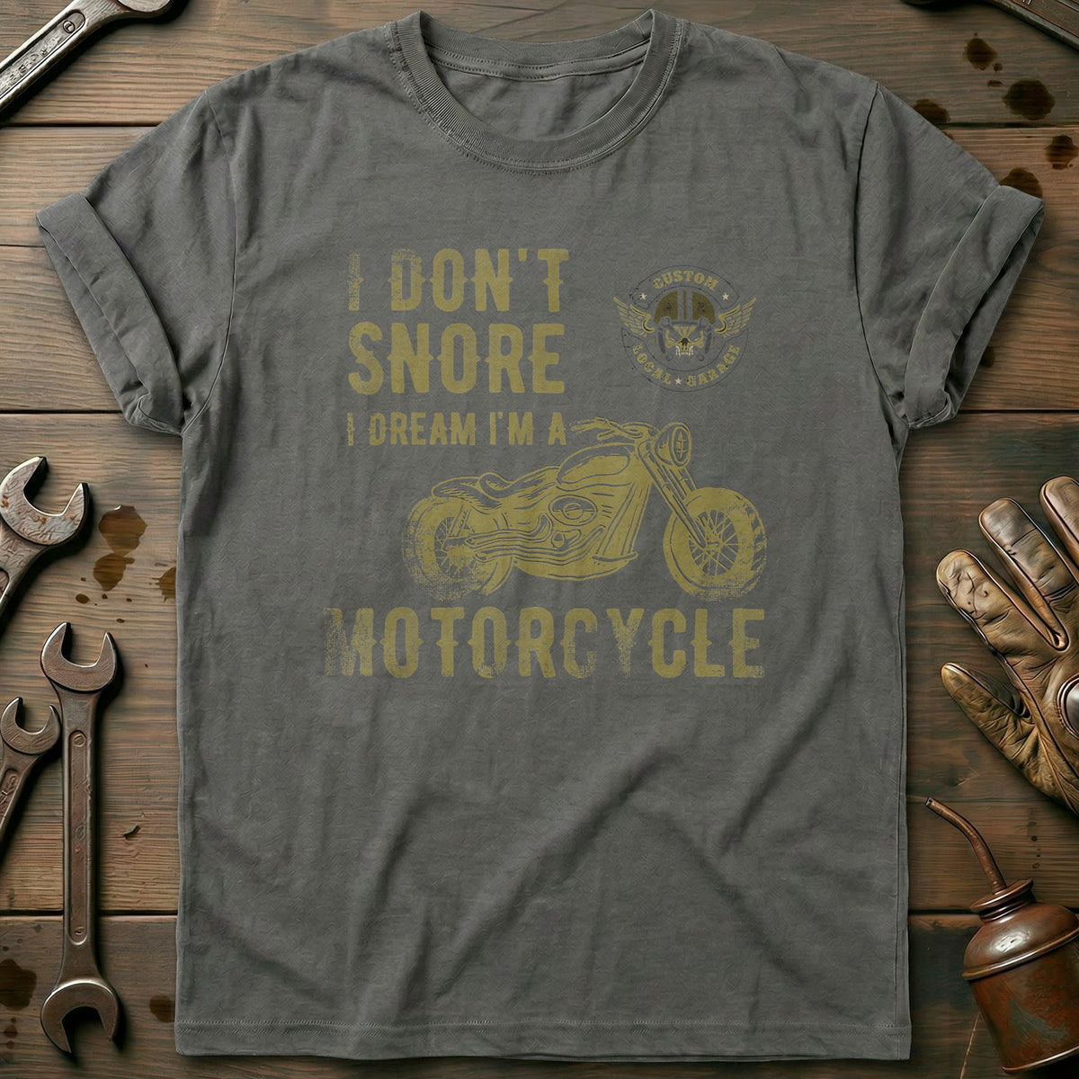 Charcoal - I Don’t Snore, I T-Shirt