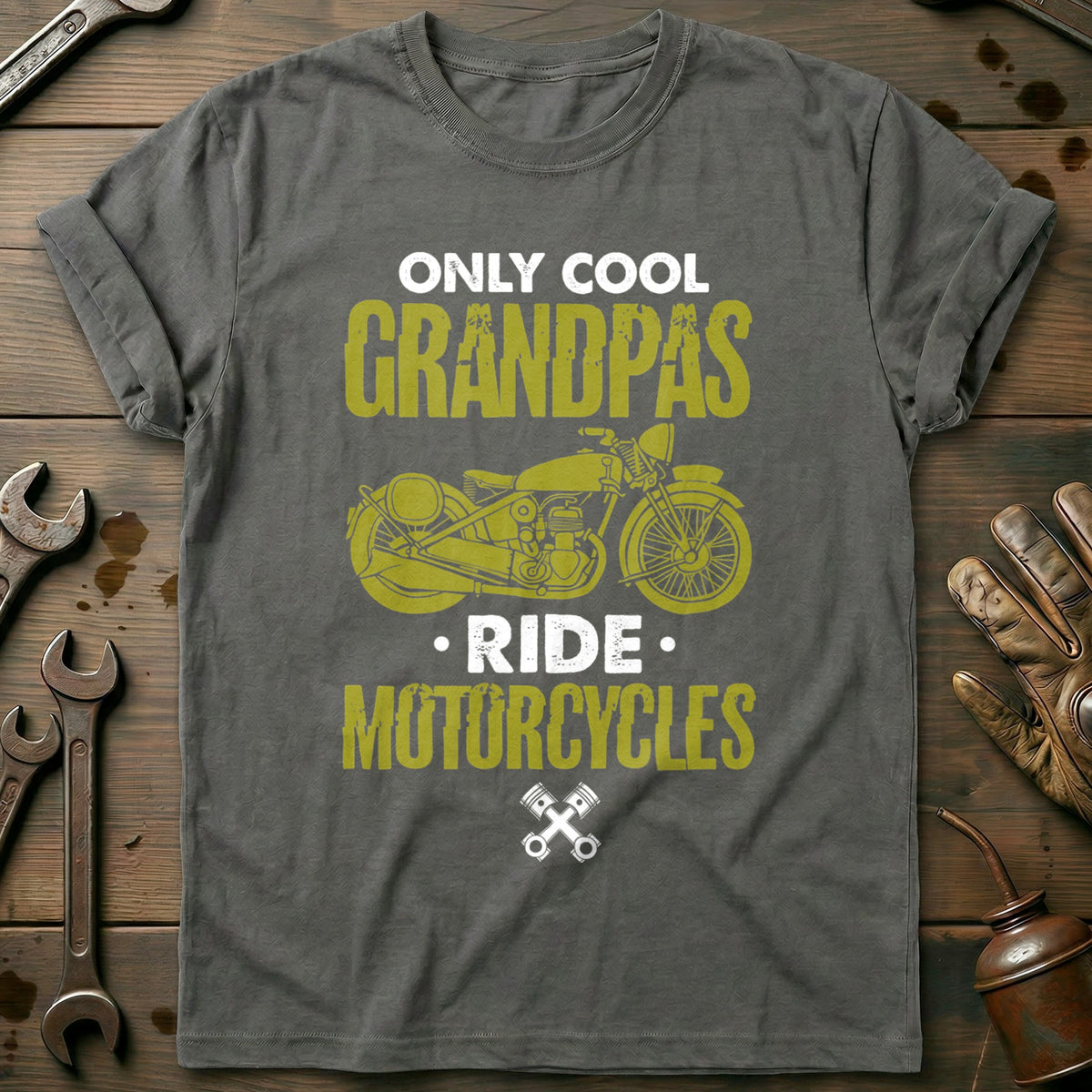 Charcoal - Cool Grandpas T-Shirt
