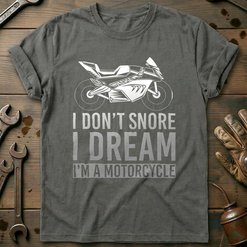 Charcoal - Moto Riding: I T-Shirt