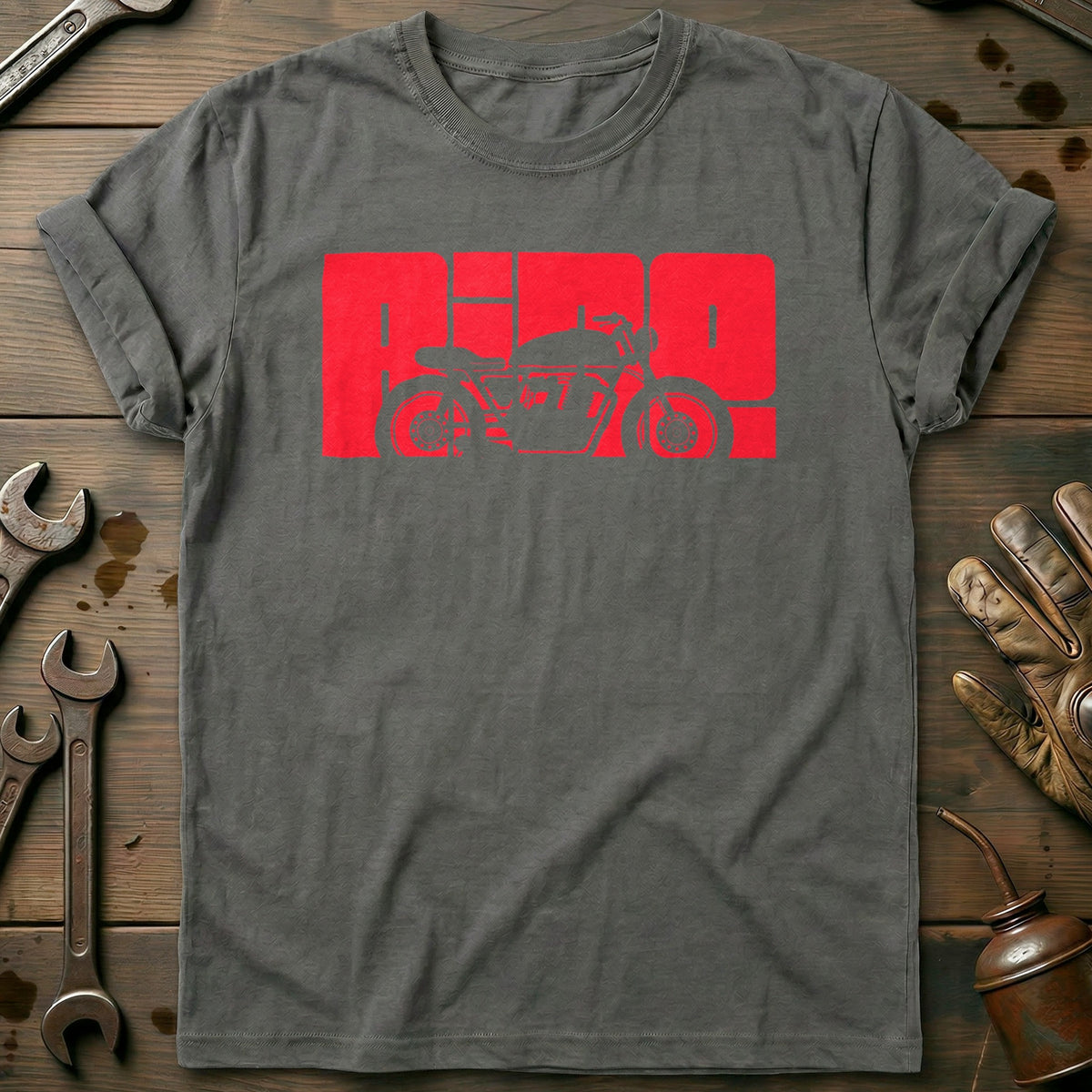 Charcoal - Rev Your Engines T-Shirt