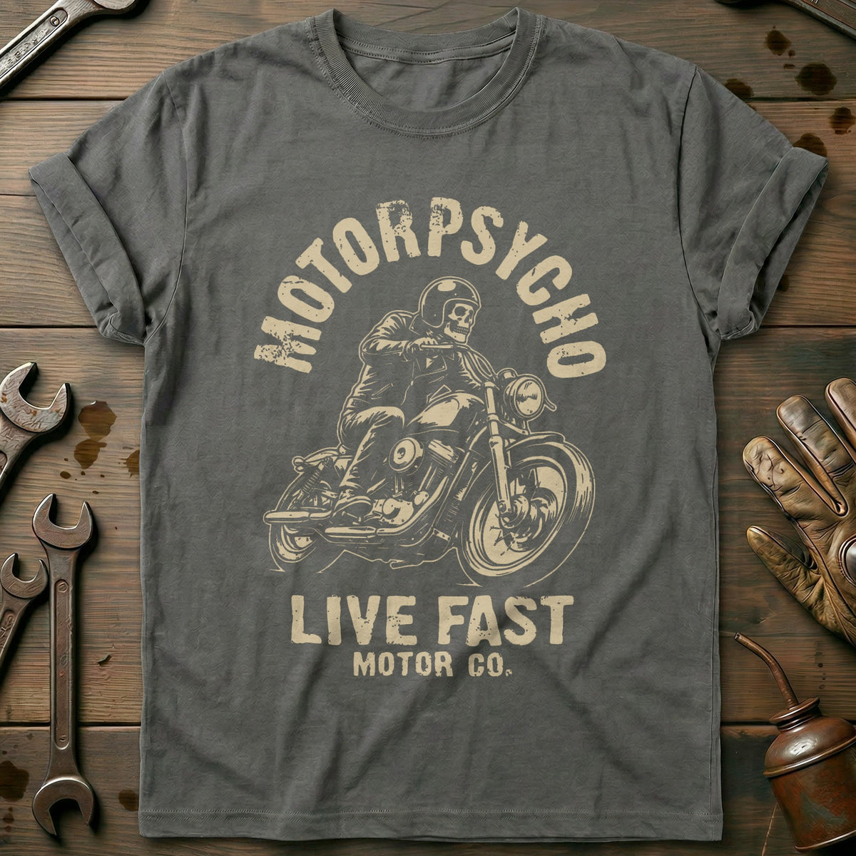 Charcoal - Motorpsycho 12 T Shirt