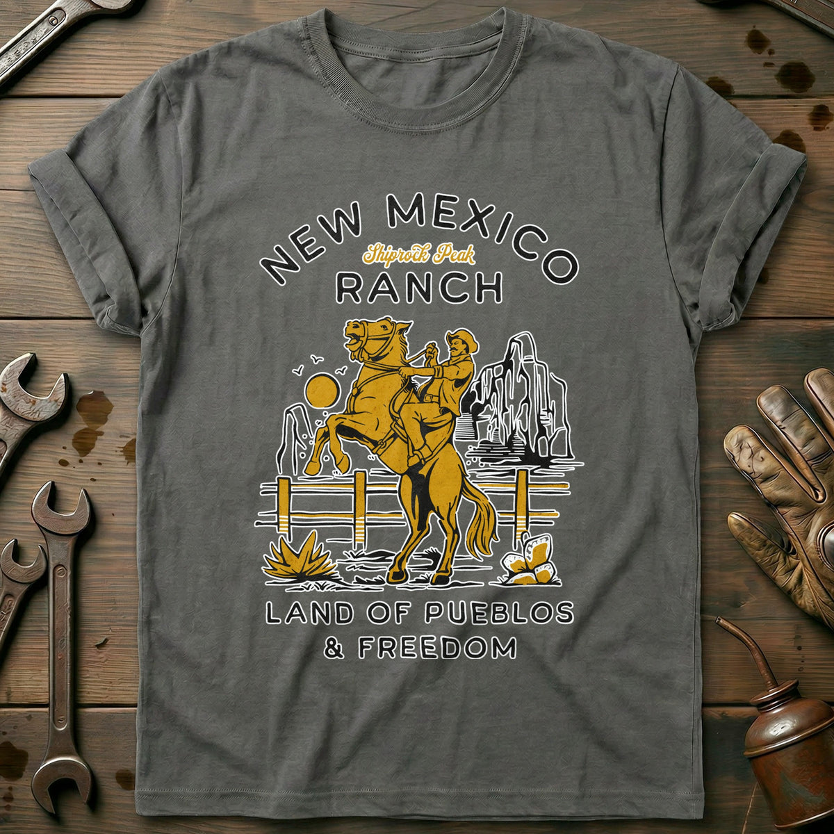 Charcoal - New Mexico Ranch T-Shirt