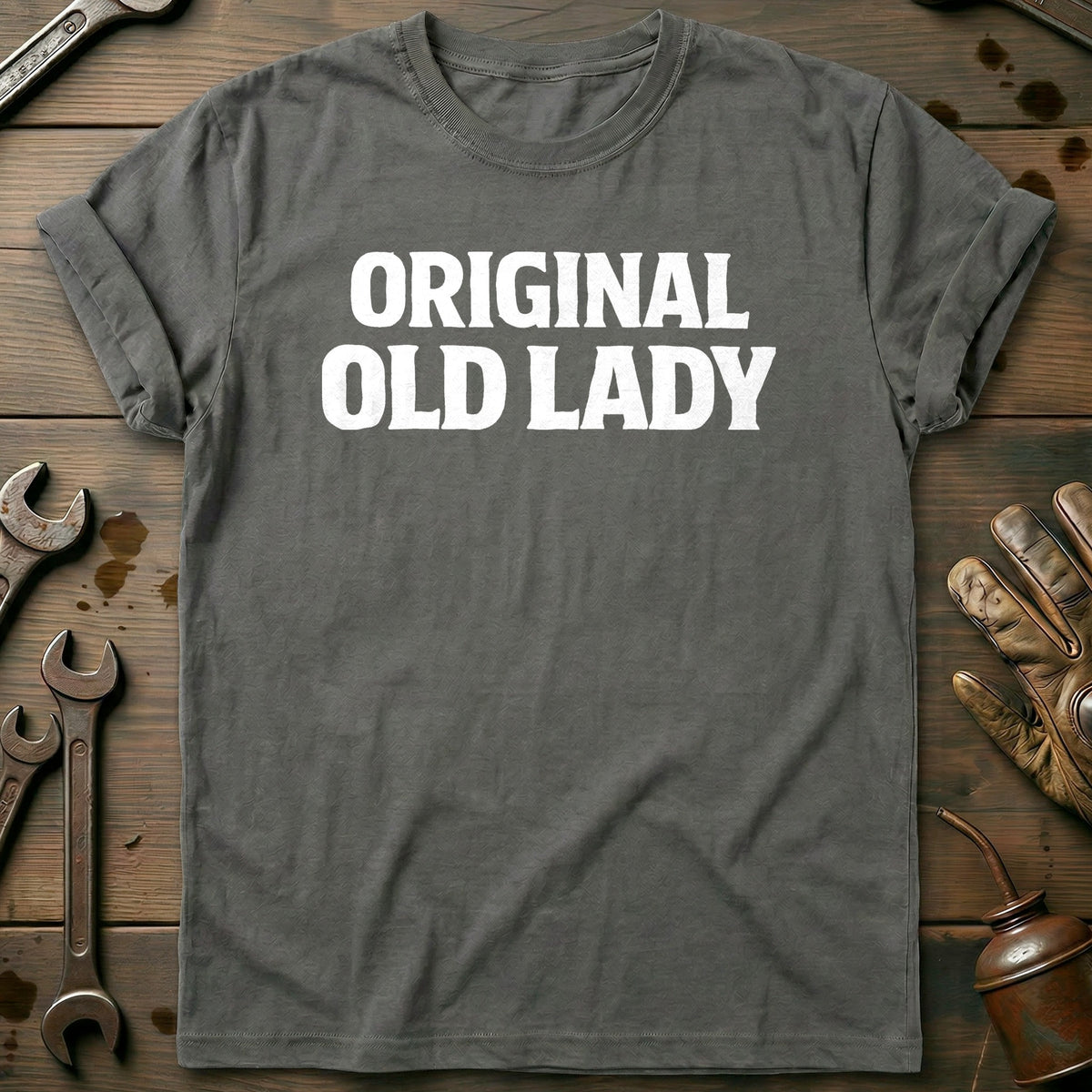 Charcoal - ORIGINAL OLD LADY 026 T Shirt