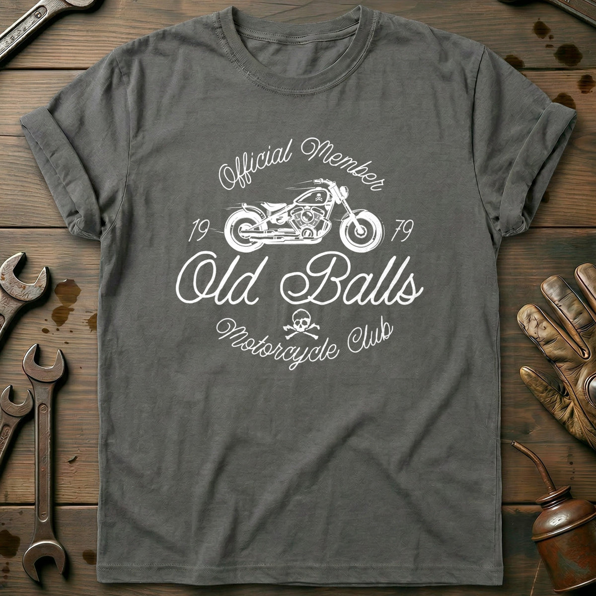 Charcoal - Old Balls 40th T-Shirt