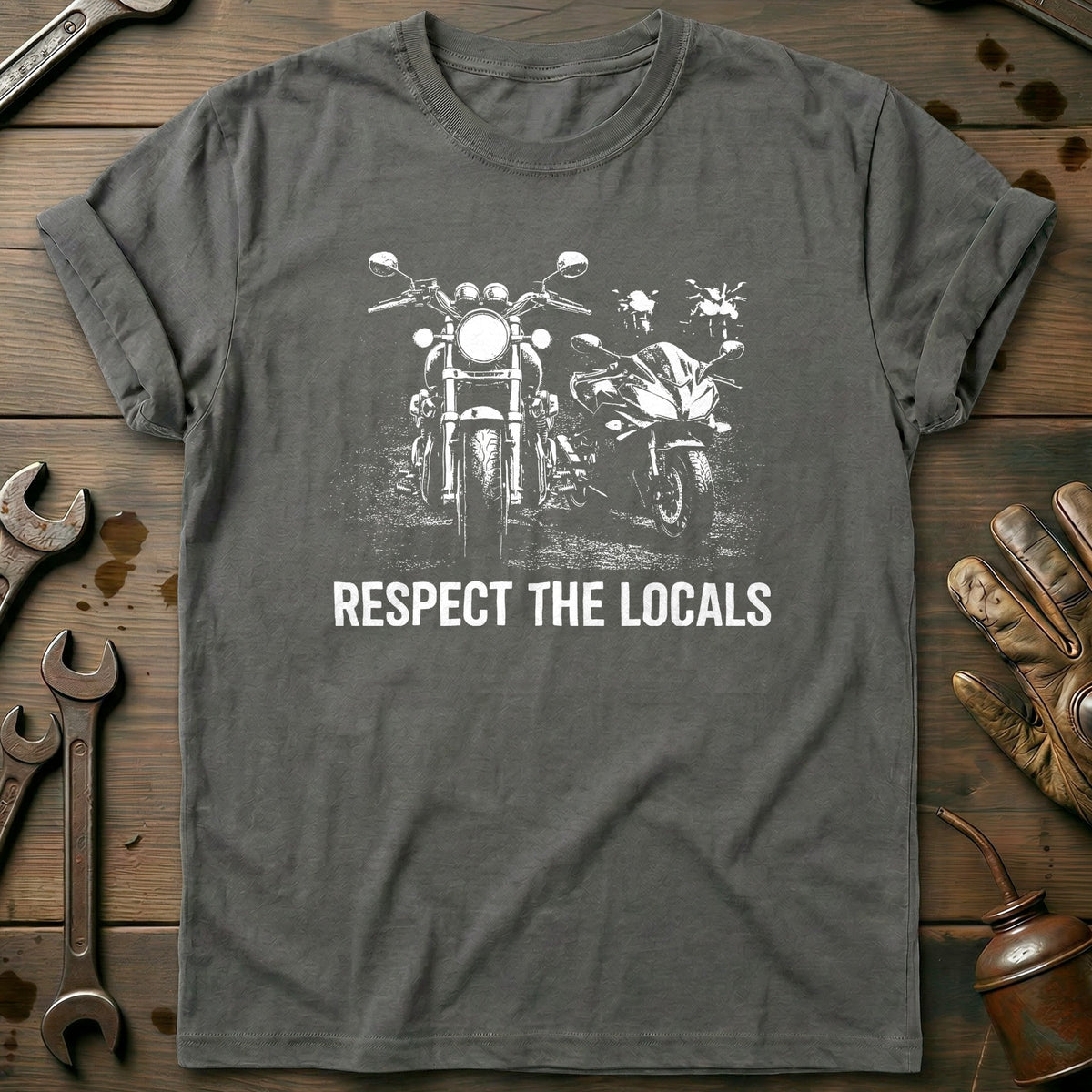 Charcoal - RESPECT THE LOCALS 026 T Shirt