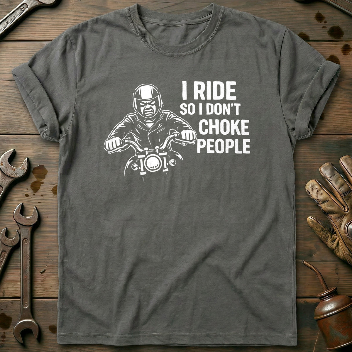 Charcoal - RIDE CHOKE PEOPLE 026 T Shirt