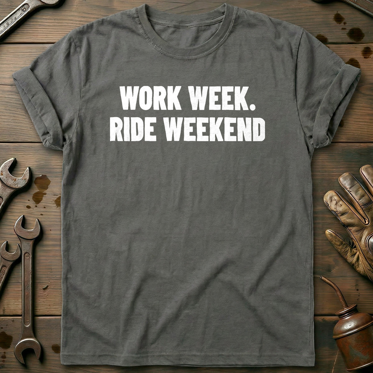 Charcoal - RIDE WEEKEND 026 T Shirt