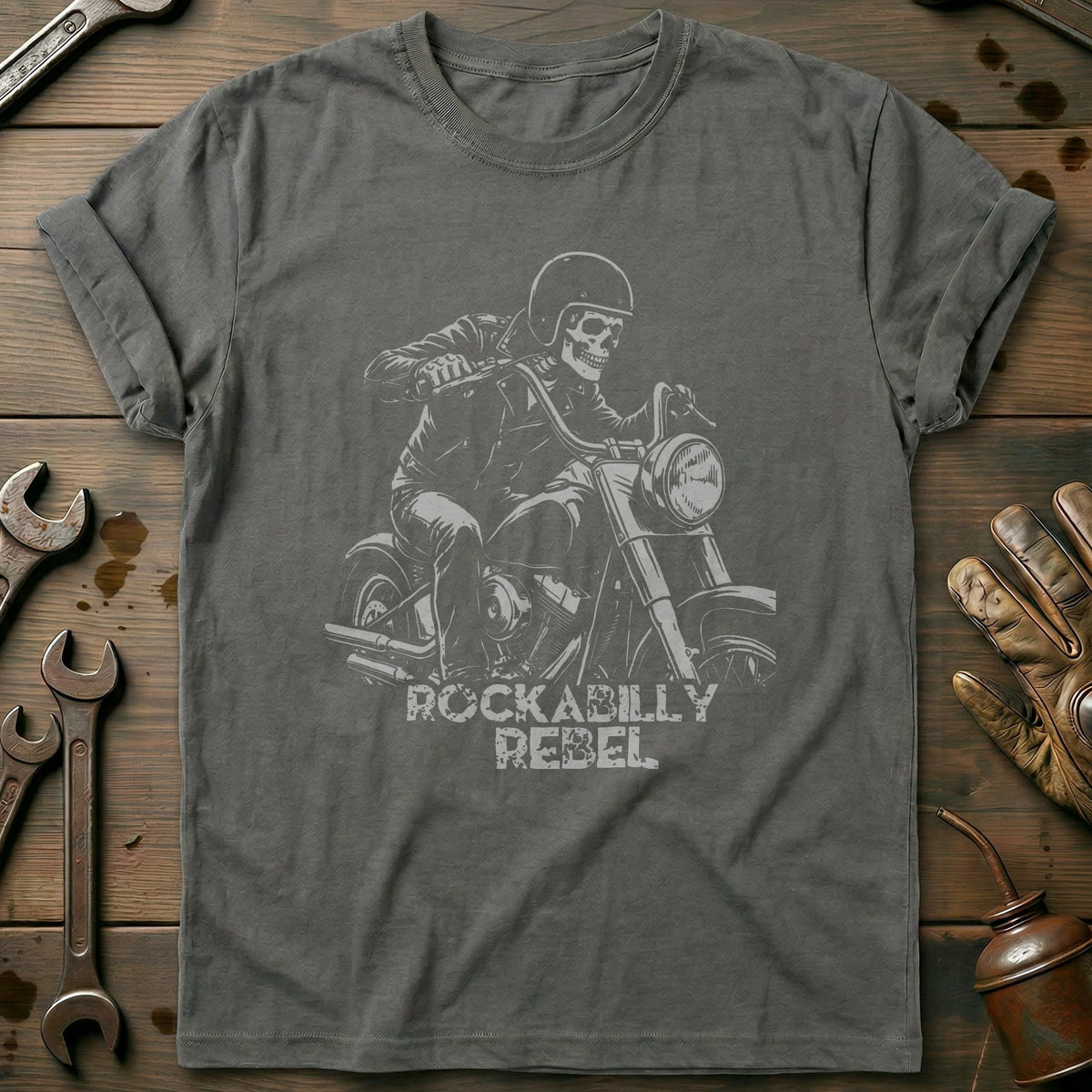 Charcoal - Rockabilly 3 T Shirt