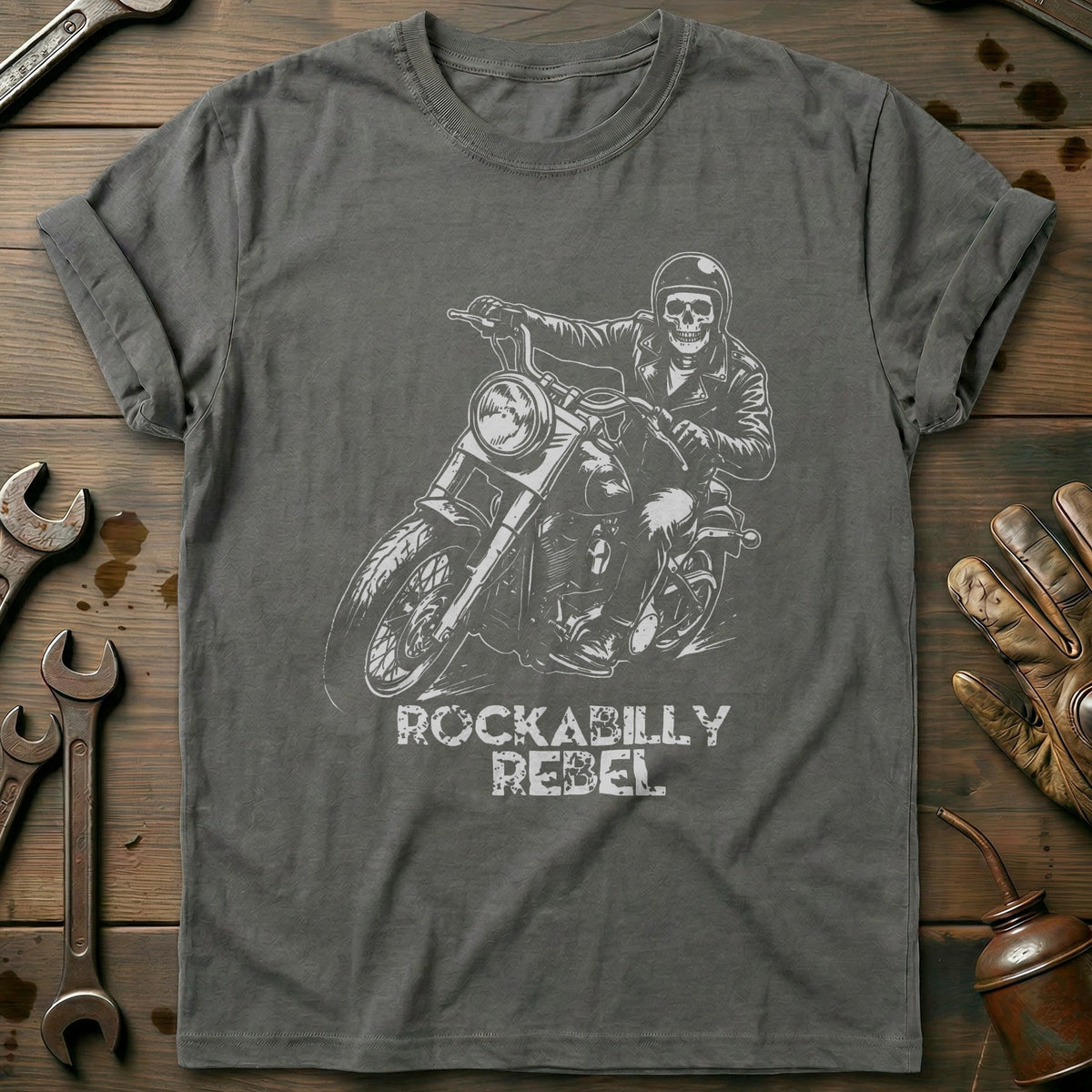 Charcoal - Rockabilly 5 T Shirt