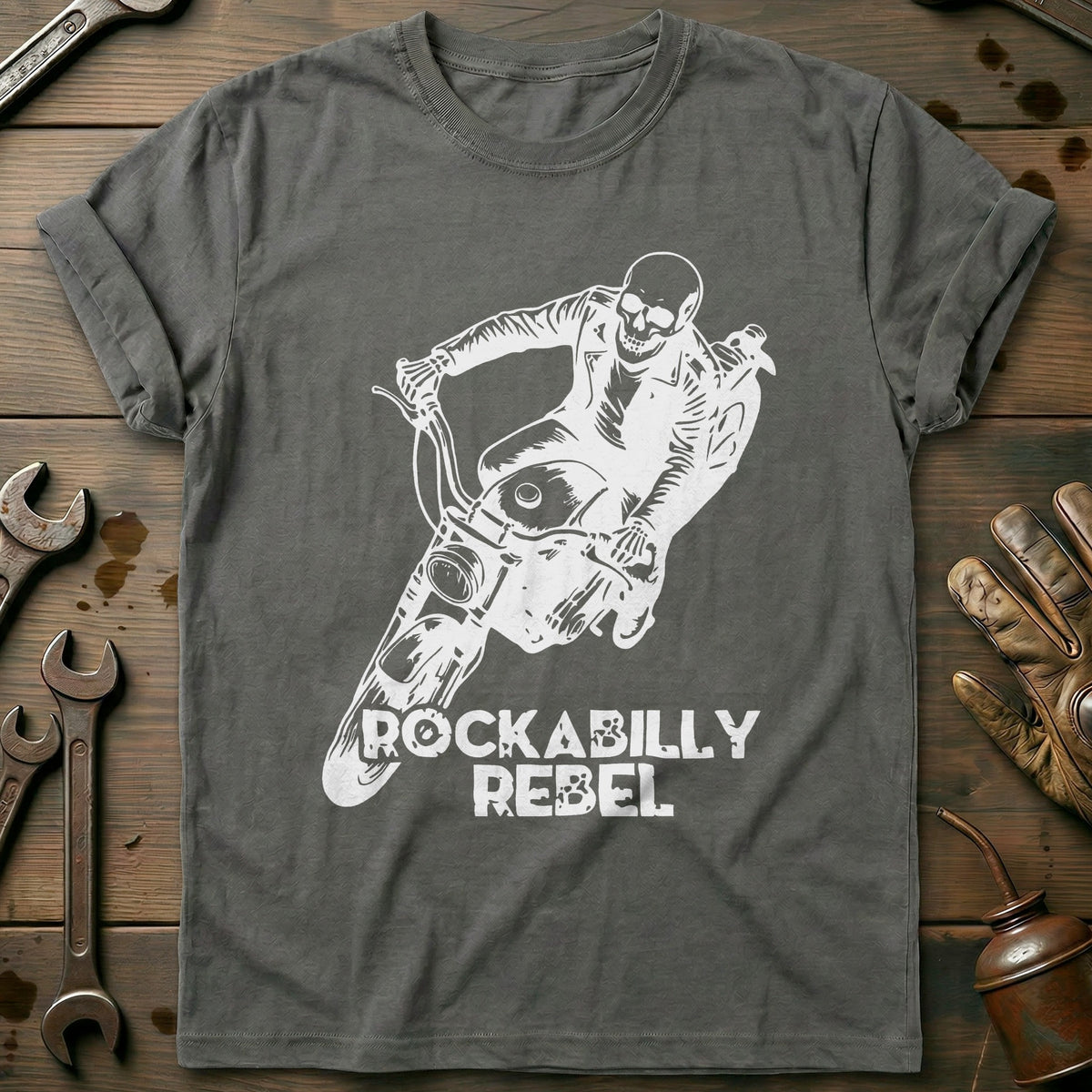 Charcoal - Rockabilly 65 T Shirt