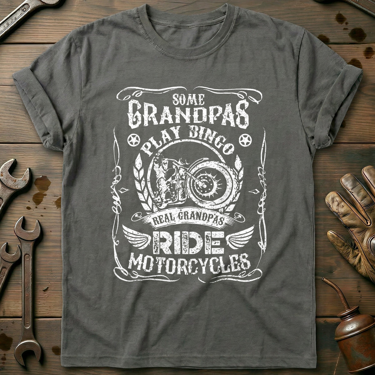 Charcoal - Who Needs Bingo T-Shirt
