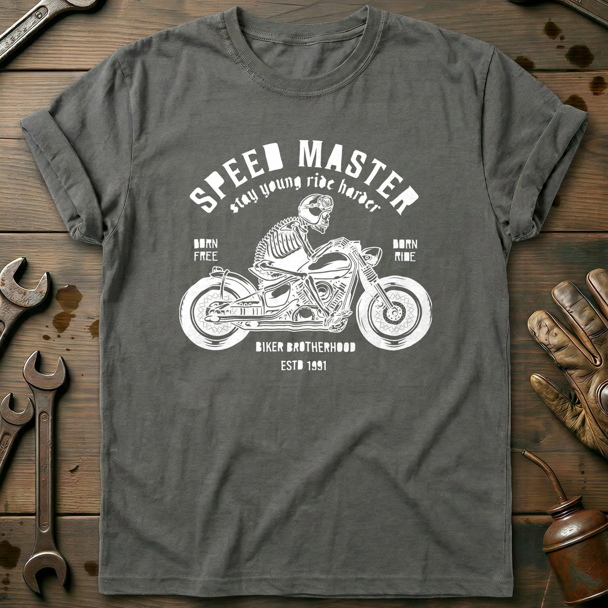 Charcoal - Speed Master Stay T-Shirt