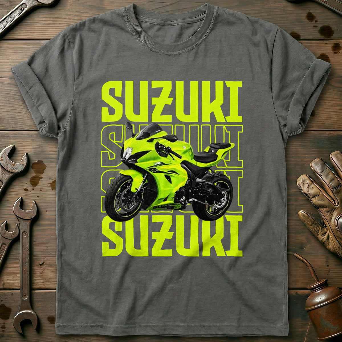Charcoal - SUZUKI FONDO GREEN 028 T Shirt