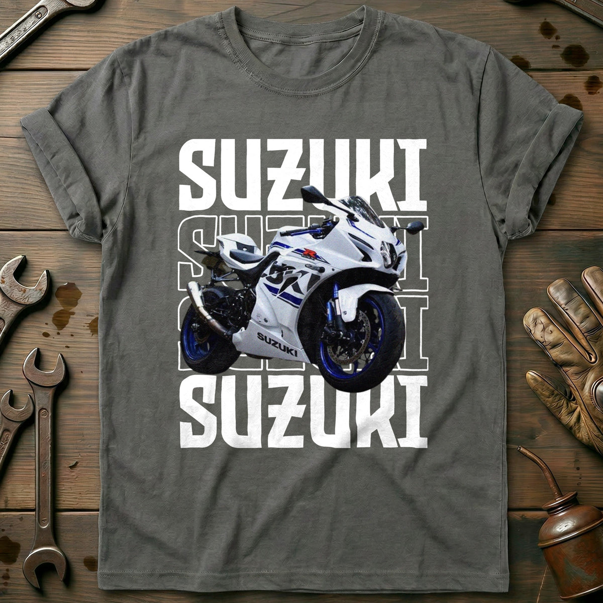 Charcoal - SUZUKI FONDO WHITE 028 T Shirt