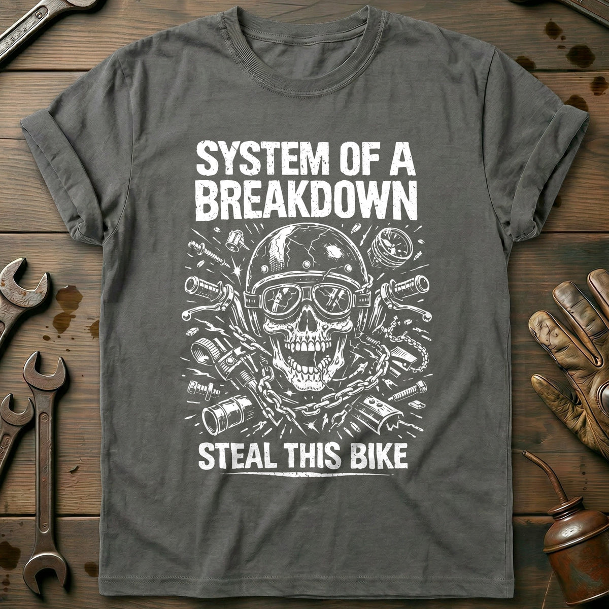 Charcoal - SYSTEM OF A BREAKDOWN 026 T Shirt