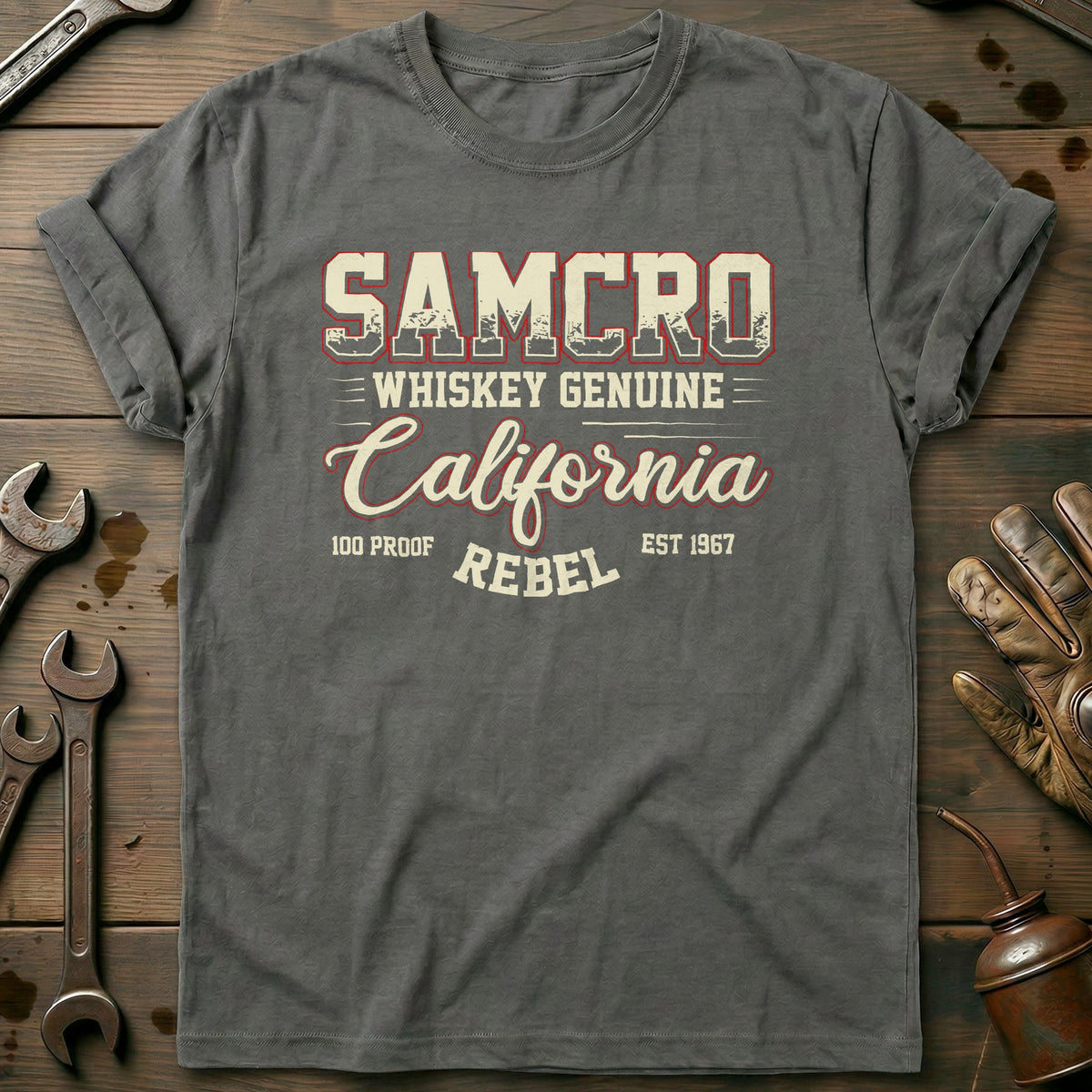Charcoal - Samcro Cali – T-Shirt