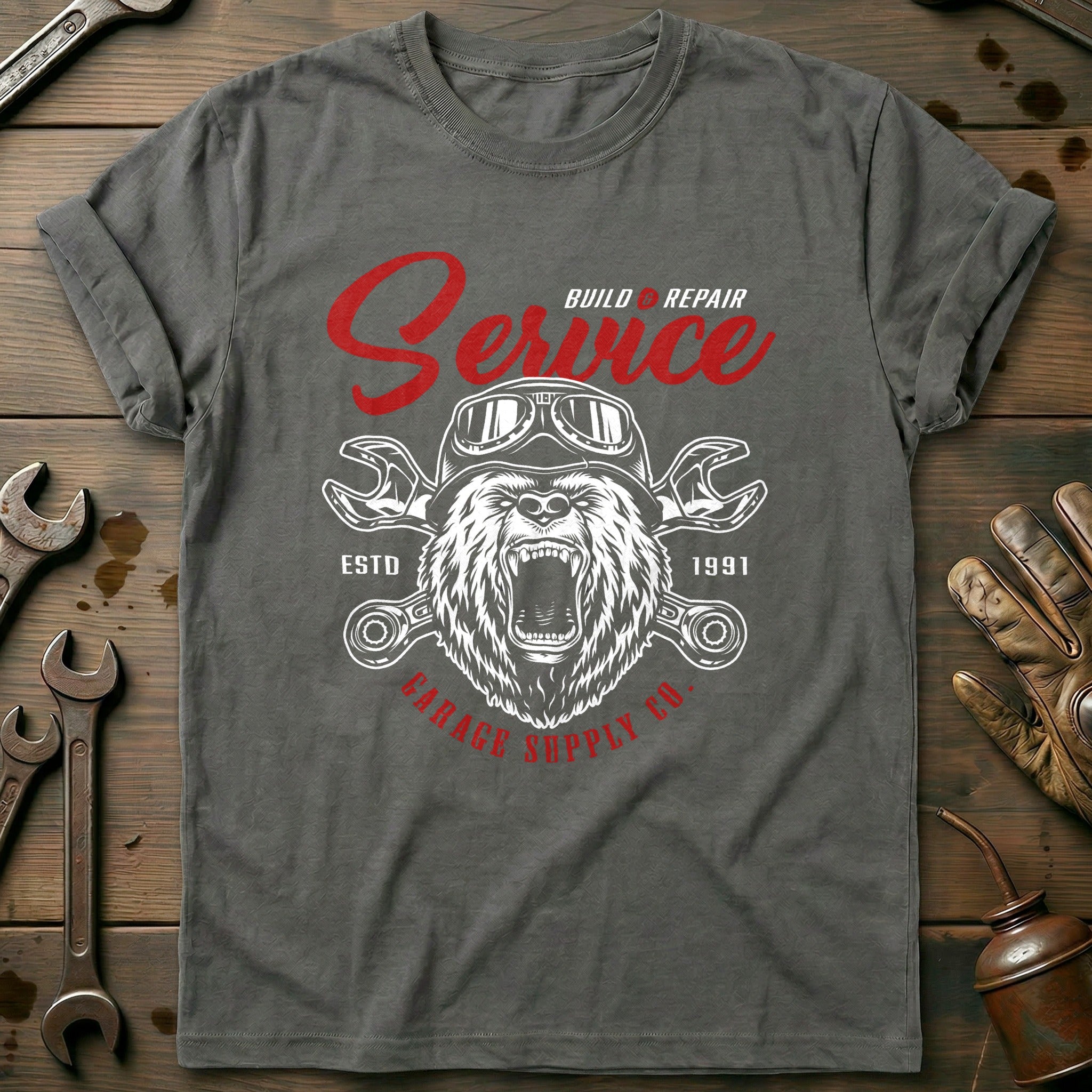 Charcoal - Service repair vintage T Shirt