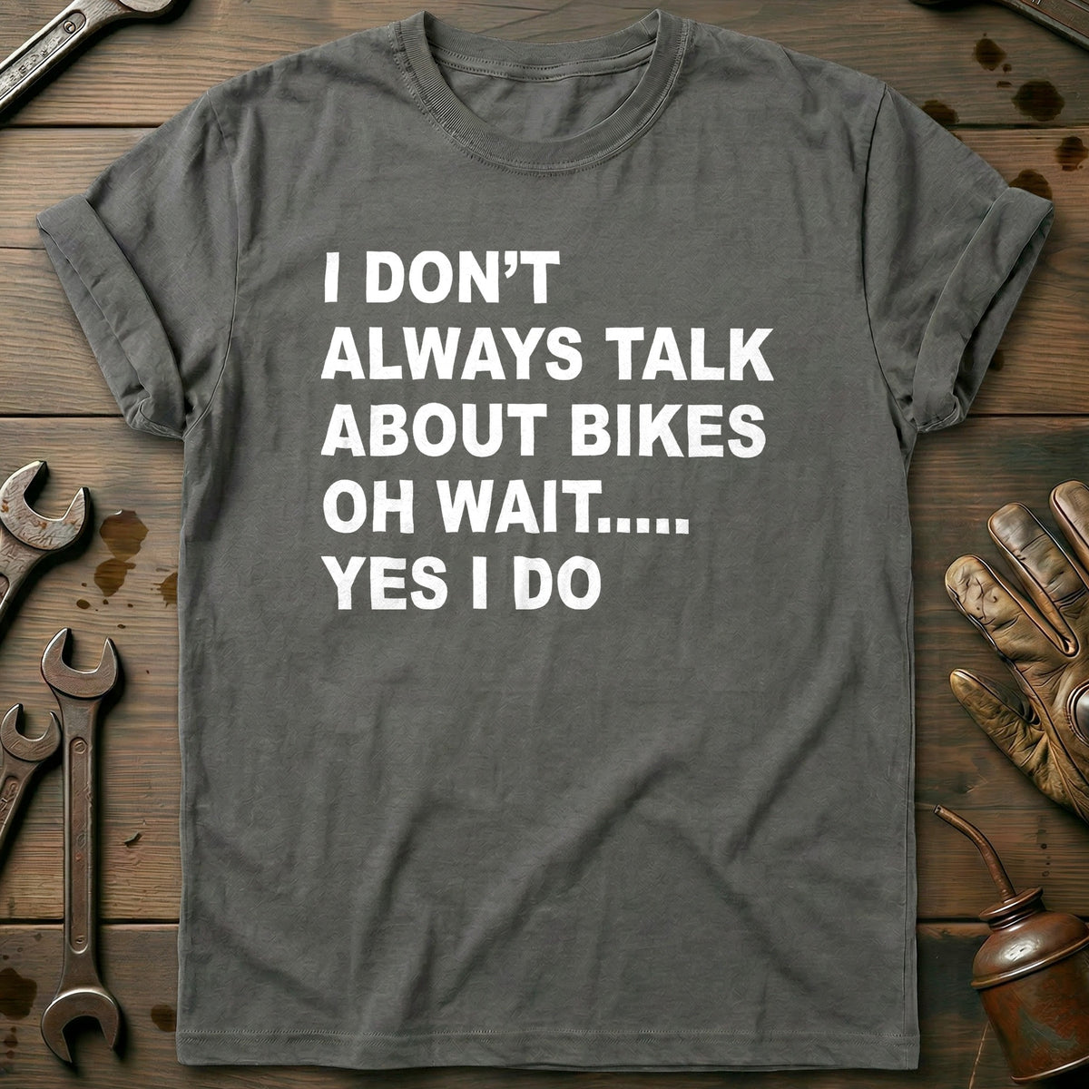 Charcoal - TALK ABOUT BIKES 026 T Shirt