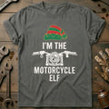 Charcoal - THE MOTORCYCLE ELF T Shirt