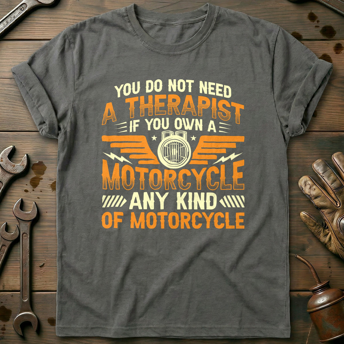Charcoal - Therapist Wings - T-Shirt