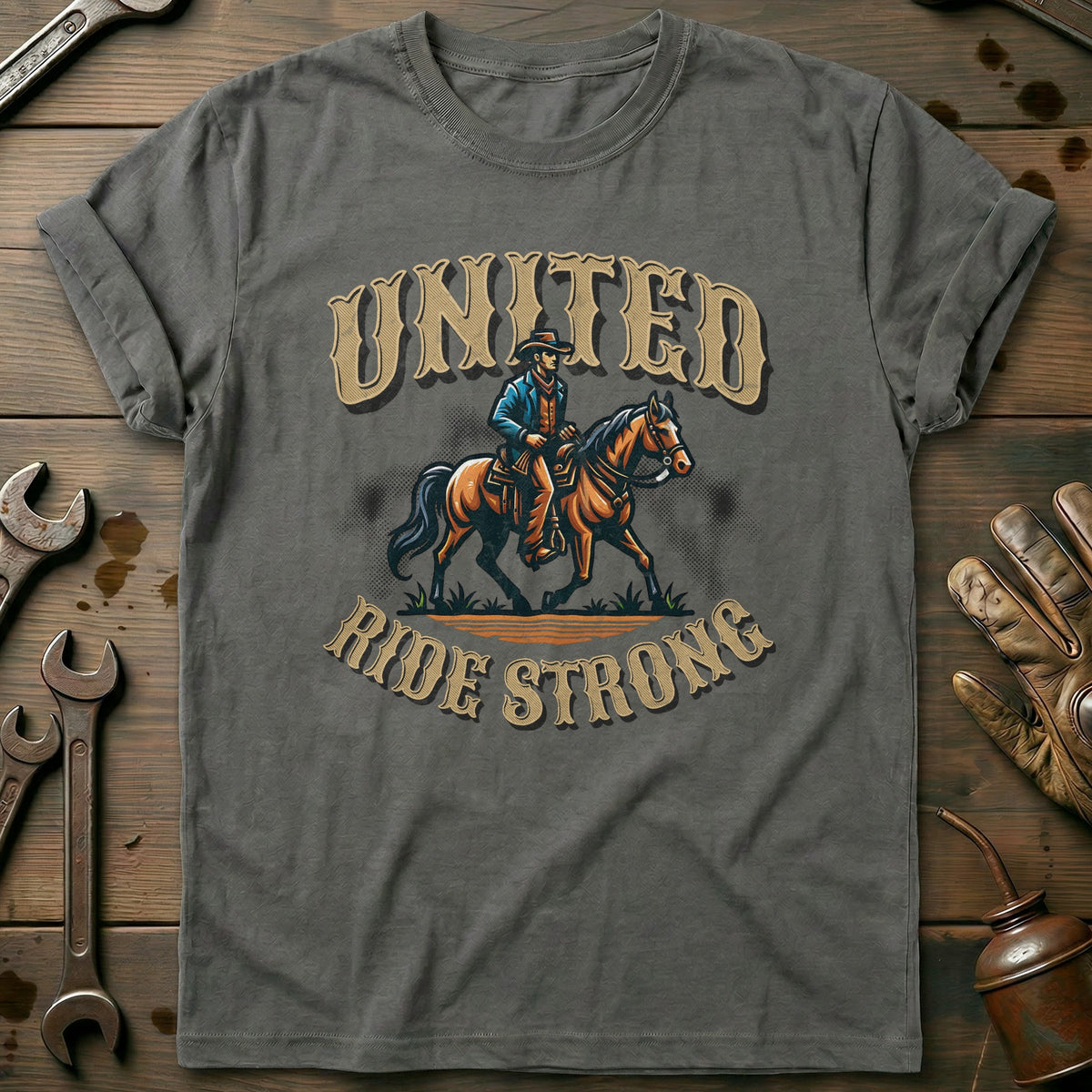 Charcoal - United Ride T-Shirt