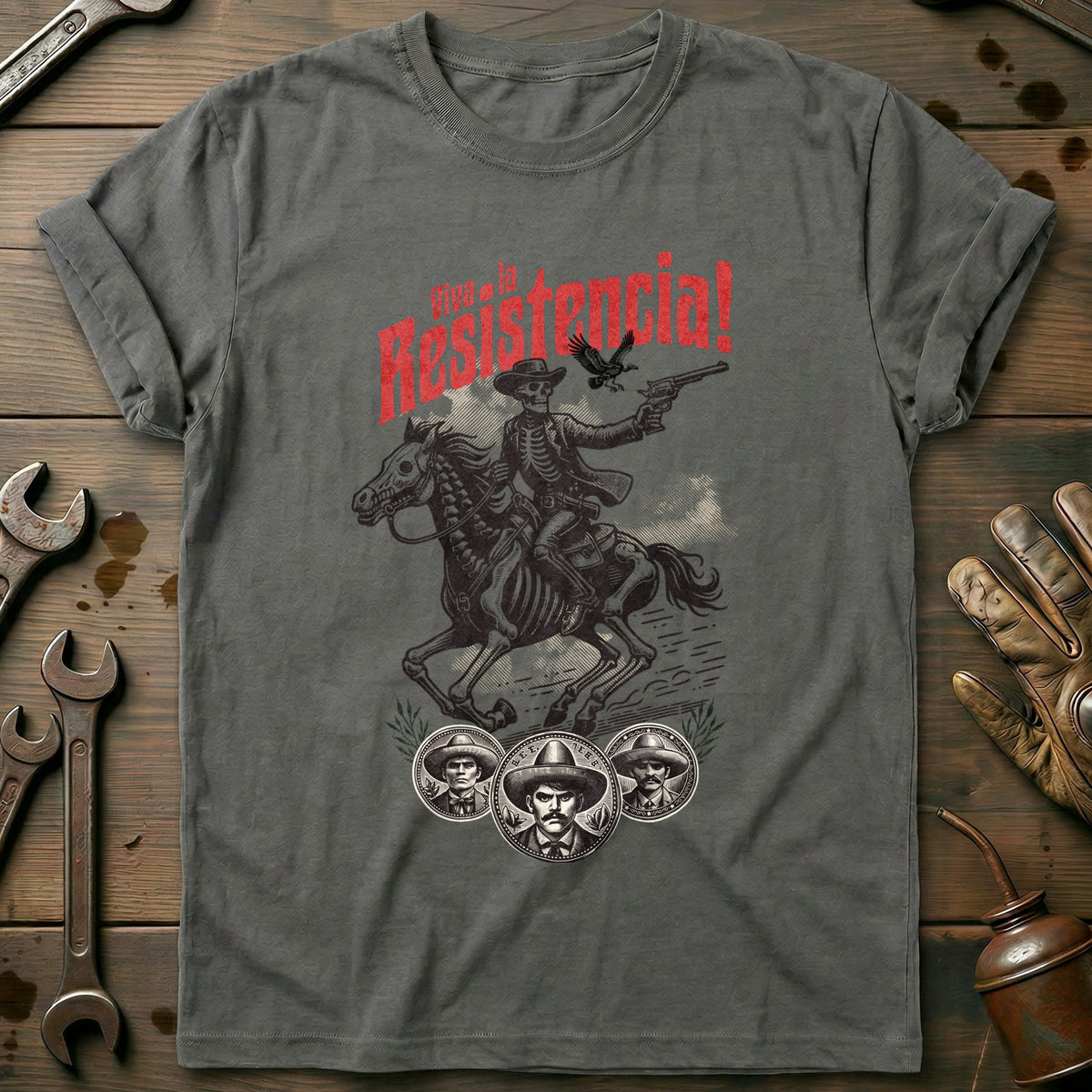 Charcoal - Viva La T-Shirt