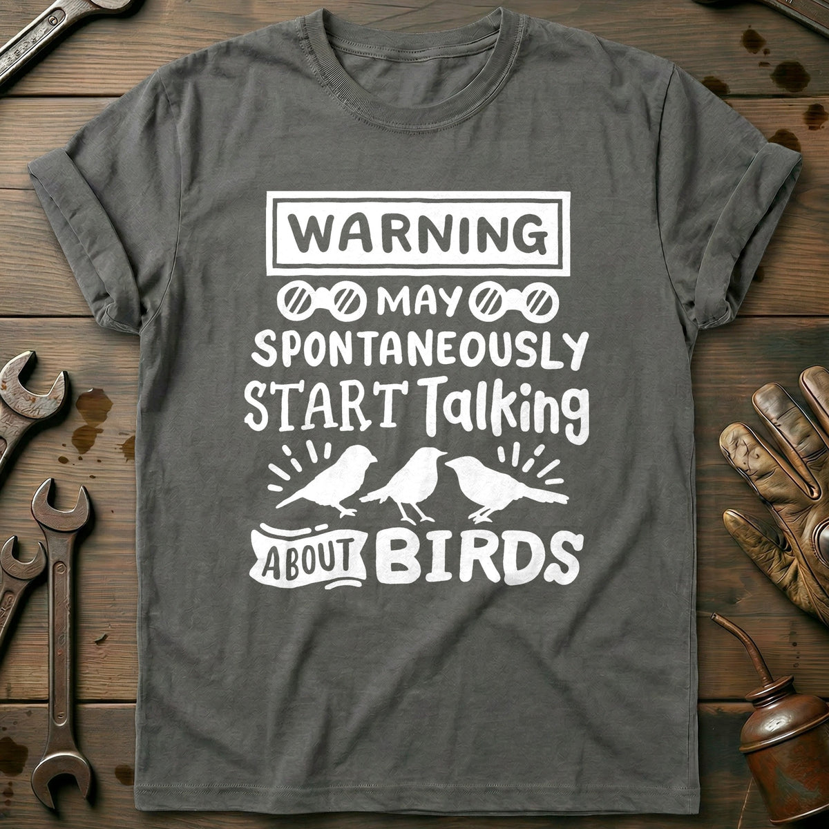 Charcoal - Warning 653 T Shirt