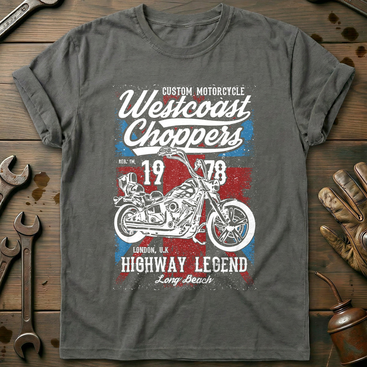 Charcoal - West Coast T-Shirt