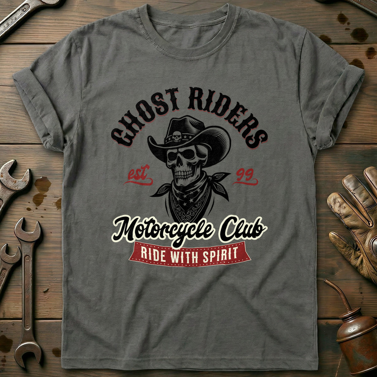 Charcoal - Western Skill T-Shirt