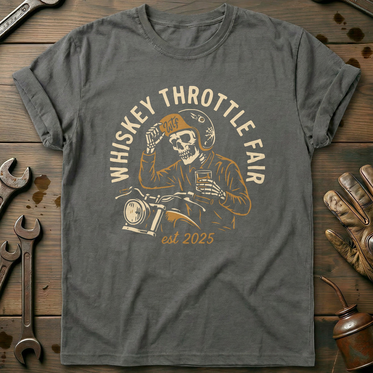 Charcoal - Whiskey Throttle 5 T Shirt