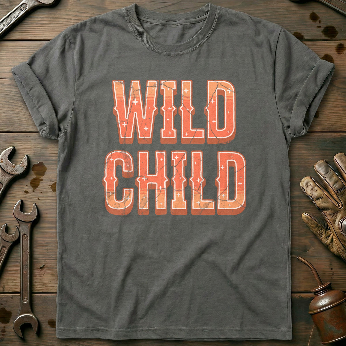 Charcoal - Wild Child - T-Shirt
