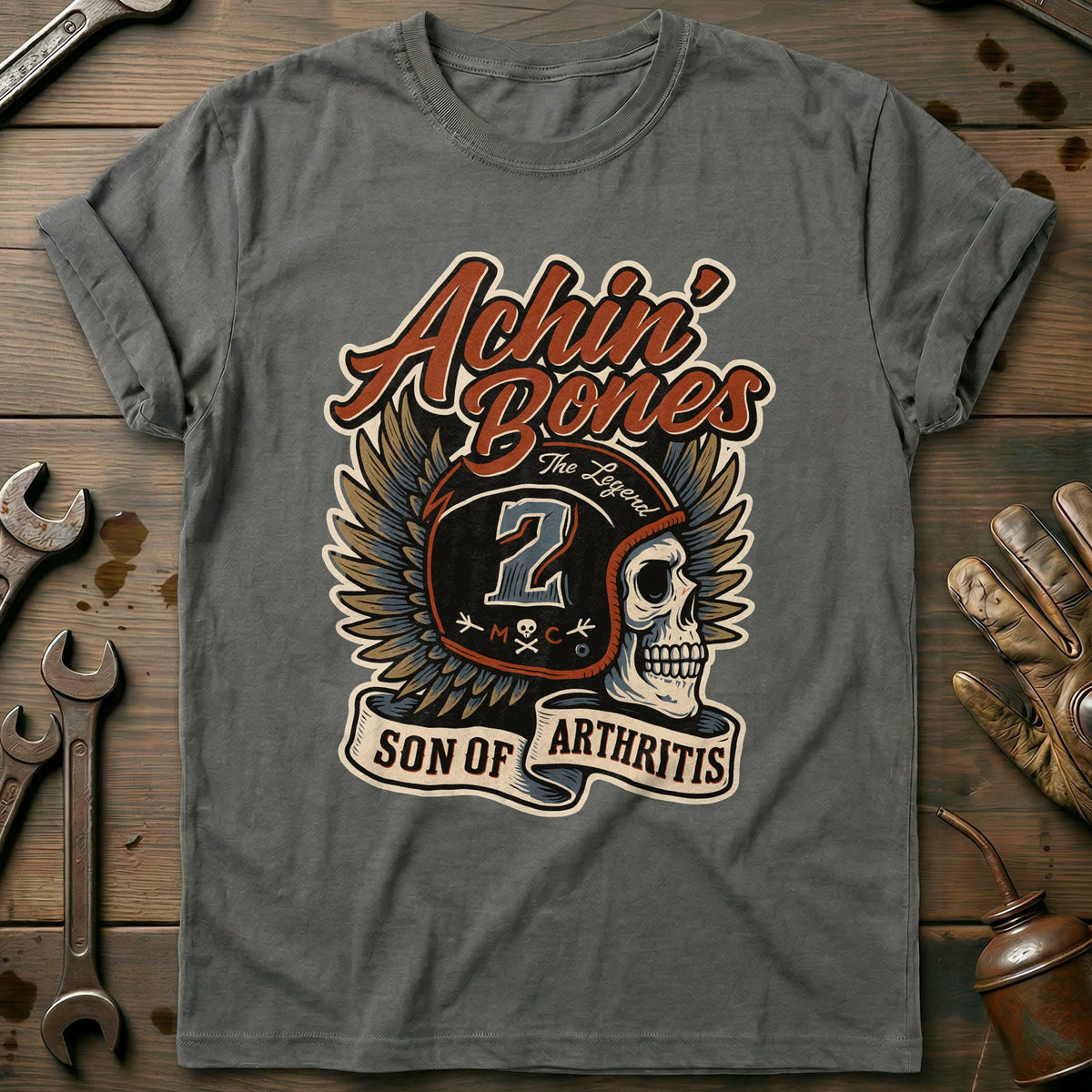 Charcoal - achin bones 33 T Shirt
