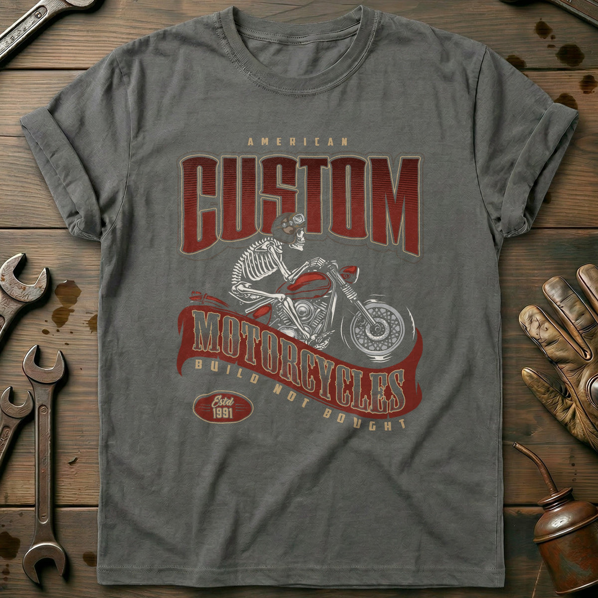 Charcoal - american custom vintage T Shirt
