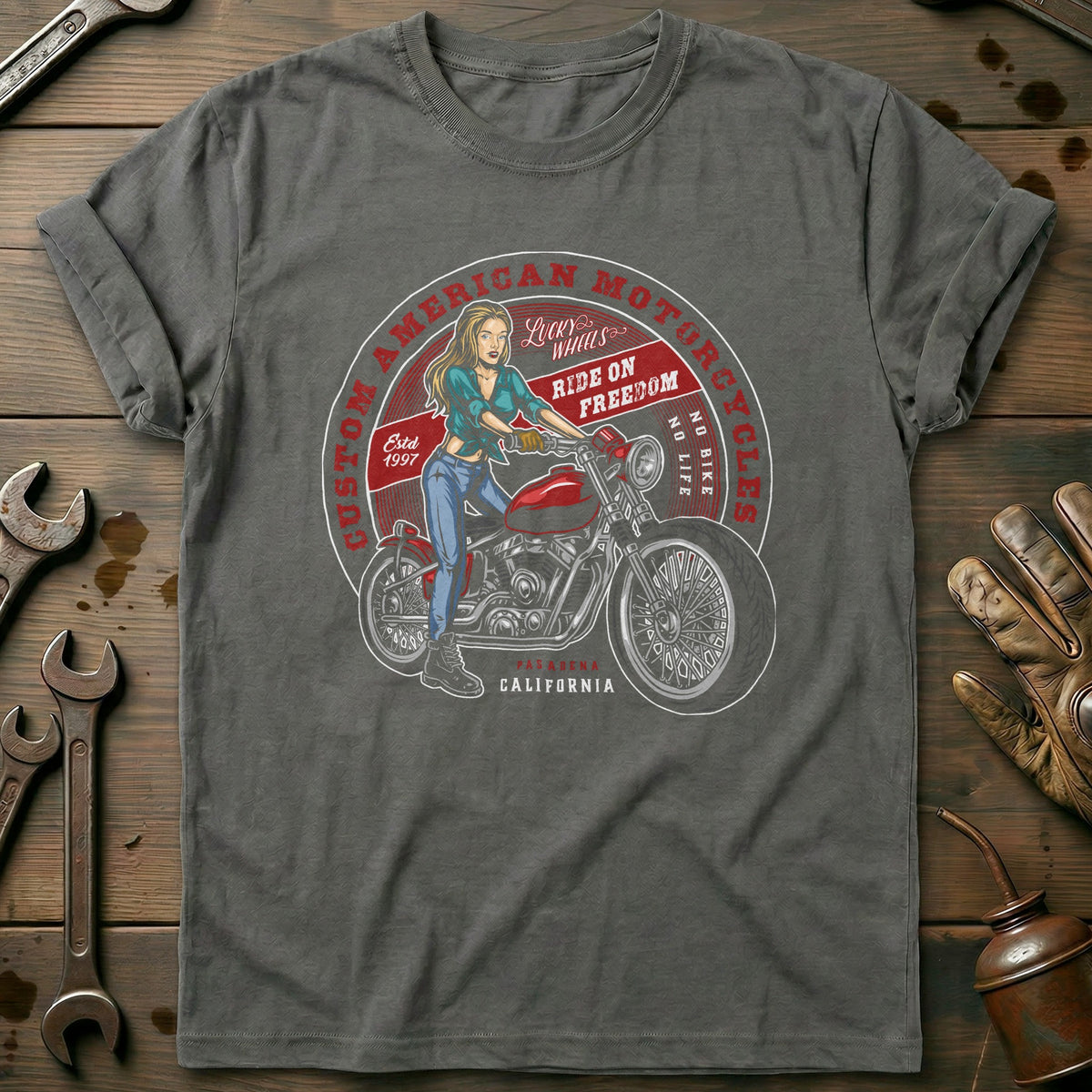 Charcoal - american motocycles vintage T Shirt