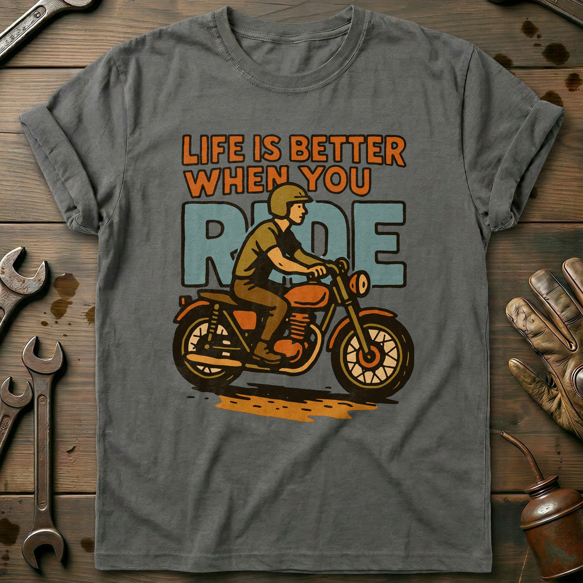 Charcoal - better when you ride 19 T Shirt