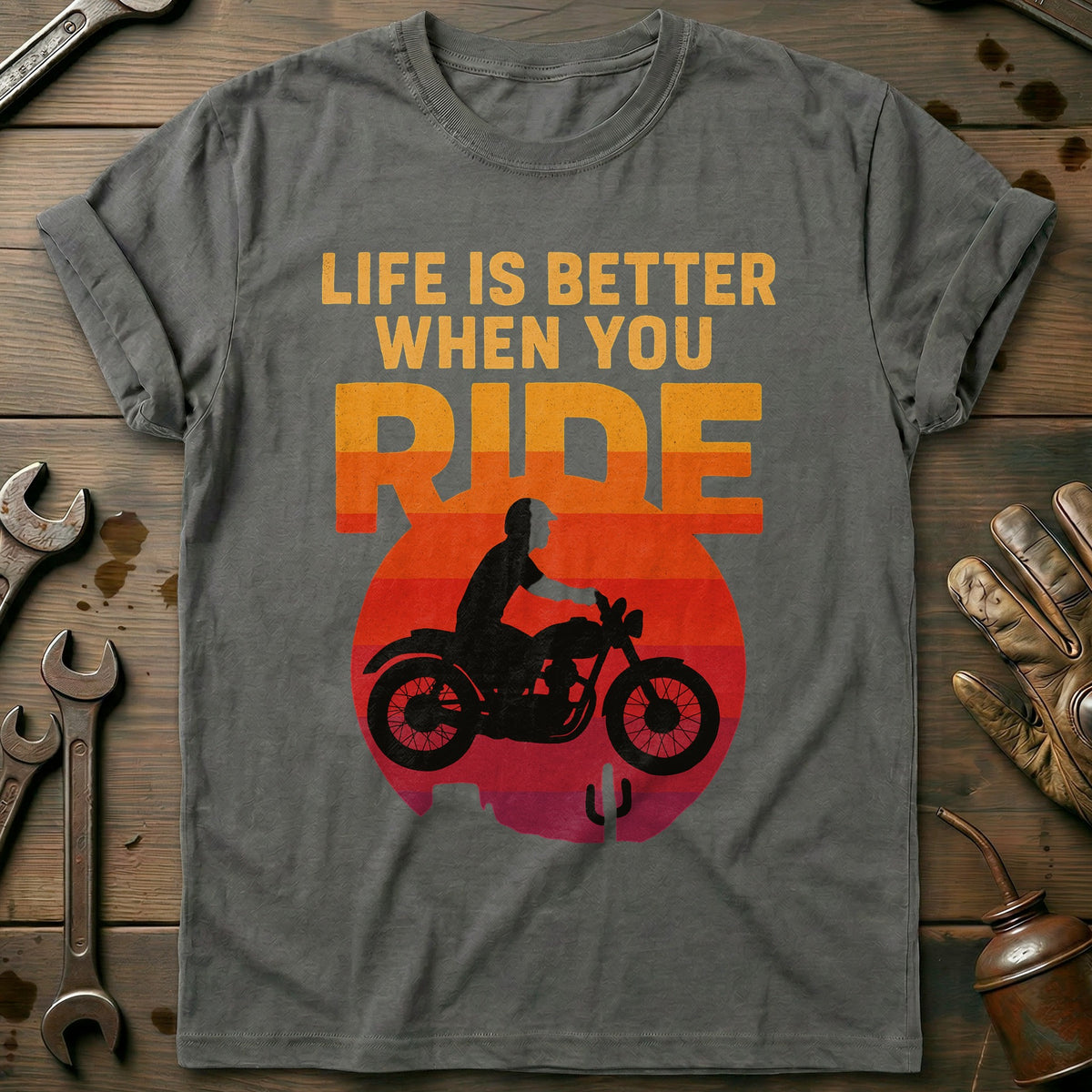 Charcoal - better when you ride 32 T Shirt