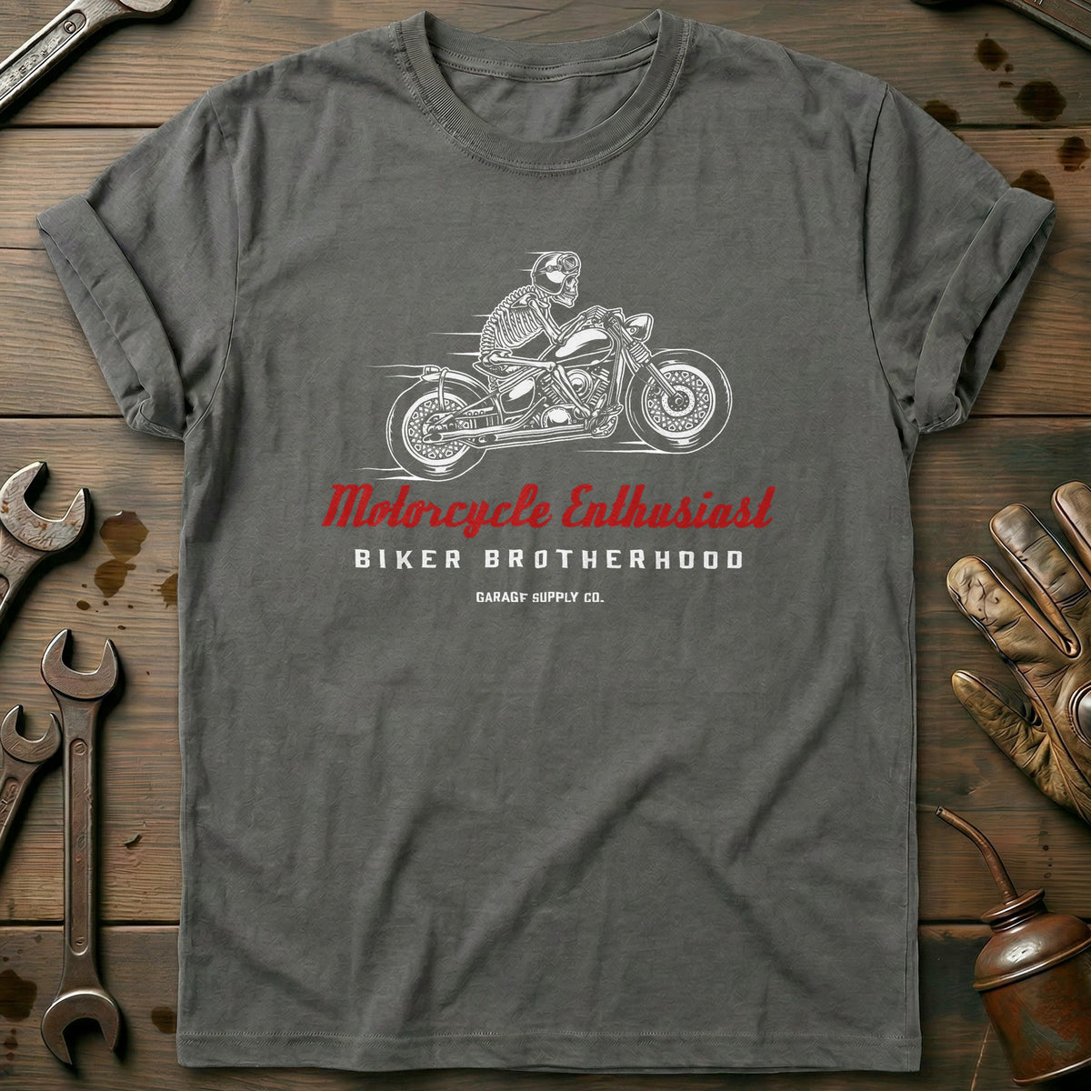 Charcoal - biker brotherhood T Shirt