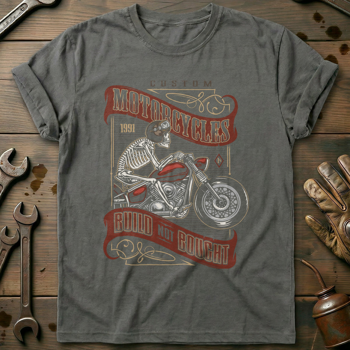 Charcoal - build not bought vintage T Shirt