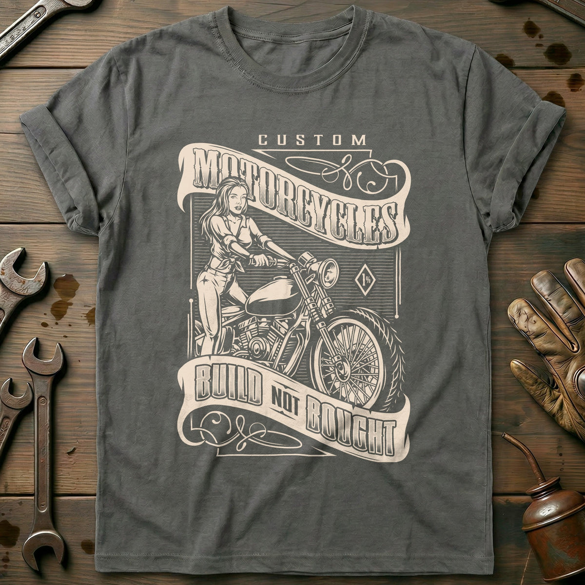 Charcoal - Build Not Bought T-Shirt